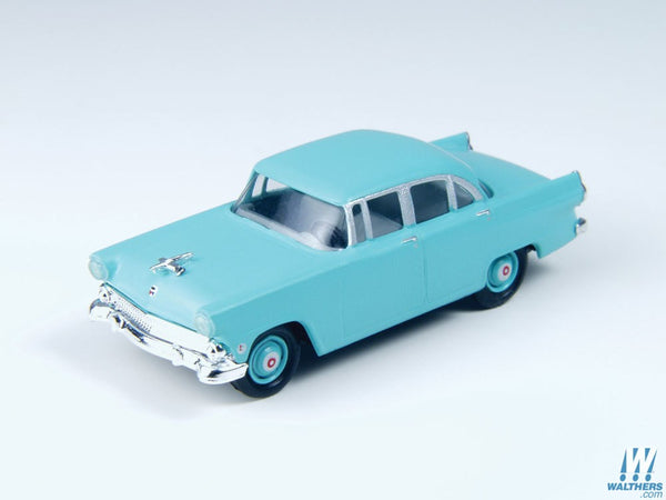 HO 1955 Ford Mainline Sedan, Seahaze Green