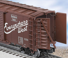 O Lionel CB&Q Double Door Boxcar with End Doors