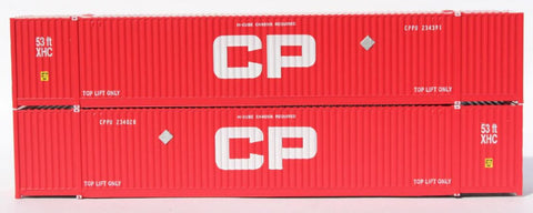 N JTC Canadian Pacific 53' Corrugated Side Containers (2)