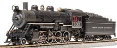 Broadway Limited HO Consolidation 2-8-0, TH&B #103, Paragon4 Sound/DC/DCC