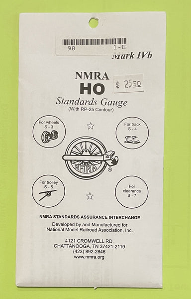 NMRA HO Standards Gage Mark IVb