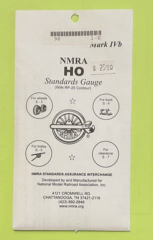 NMRA HO Standards Gage Mark IVb