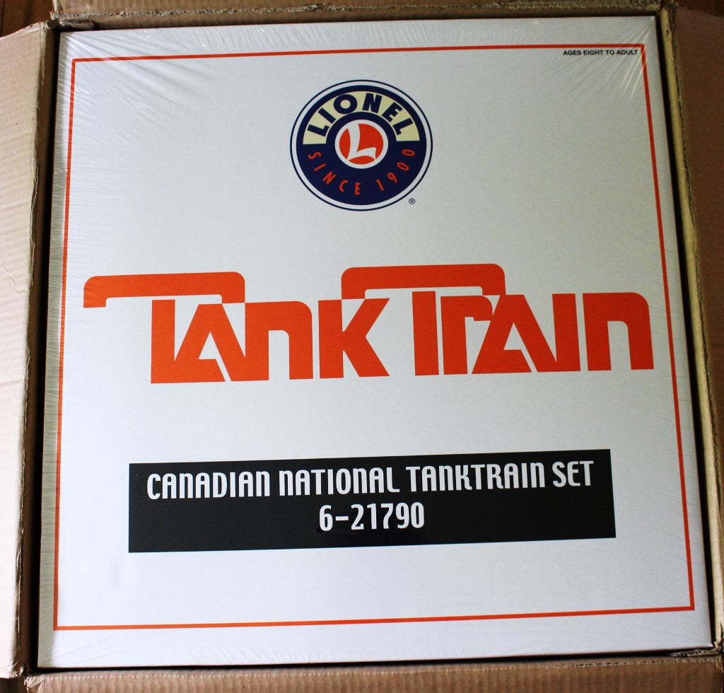 O, Lionel Canadian National Tank Train Set w/TMMC Item #6-21790
