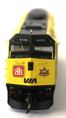 N Rapido General Motors Diesel Locomotive F40PH-2D VIA RAIL CANADA (Home Hardware Scheme) w/DCC and Sound
