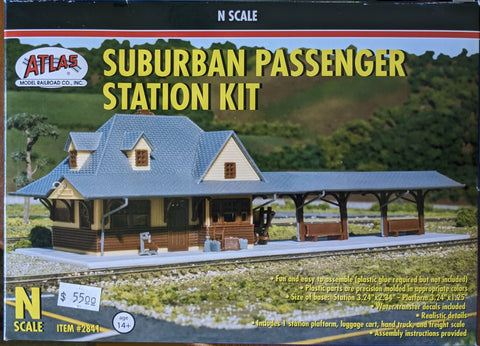 N Atlas Suburban Passenger Station Kit #2841