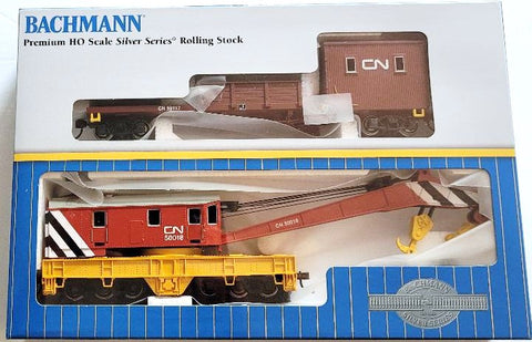 HO Bachmann Canadian National 250-Ton Steam Crane & Boom Tender Item No.16104