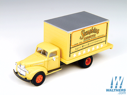 HO 1941-1946 Chevrolet Box Truck, Sunshine Biscuits Bakery