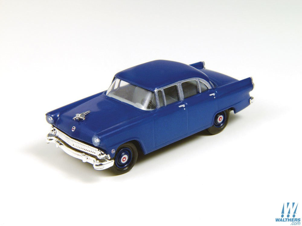 HO 1955 Ford Mainline Sedan, Banner Blue