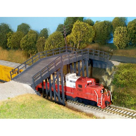 HO Rix Products Rural Timber Overpass Kit 628-0200