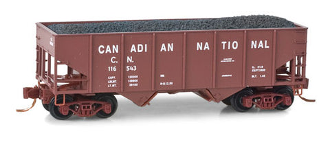 Micro-Trains N Canadian National 33' Twin Bay Hopper 056-00-432