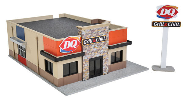 HO Walthers Cornerstone DQ Grill & Chill Kit #933-3485