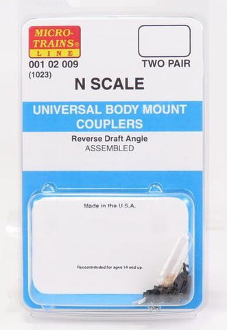 Micro-Trains N Scale Universal Body Mount Couplers #1023