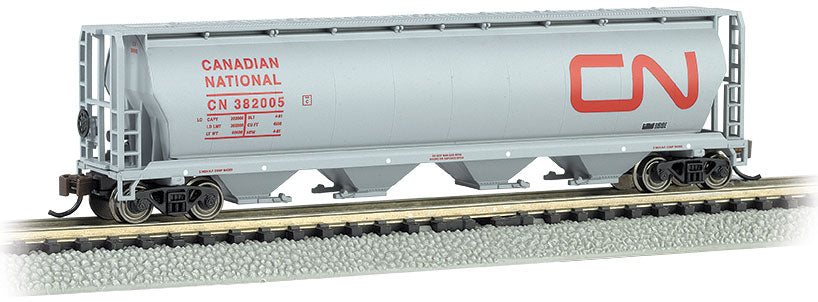 N Bachmann Canadian National 4-Bay Cylindrical Grain Hopper