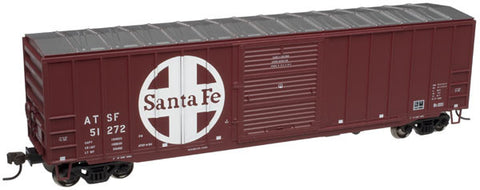 HO Atlas TrainMan ACF 50'6" Box Car Santa Fe Road #51272