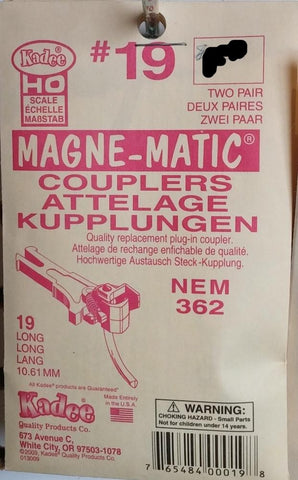 HO Kadee #19 Couplers