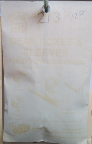 HO Kadee #213 Gear Boxes and Sleeves