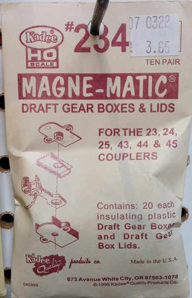 HO Kadee #234 Draft Gear Boxes and Lids