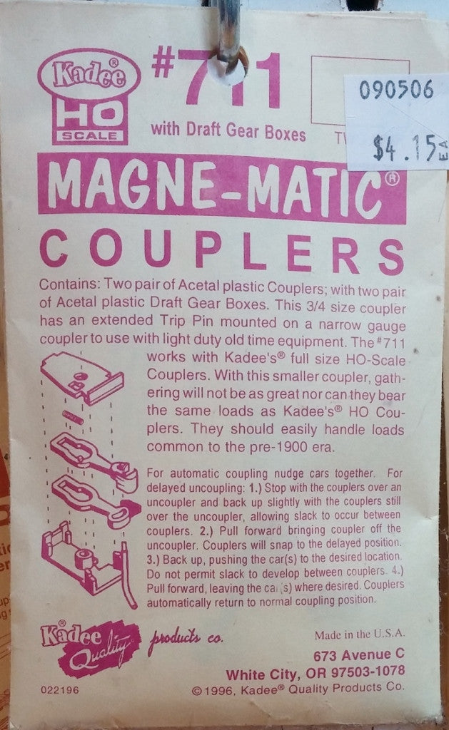 HO Kadee #711 Couplers