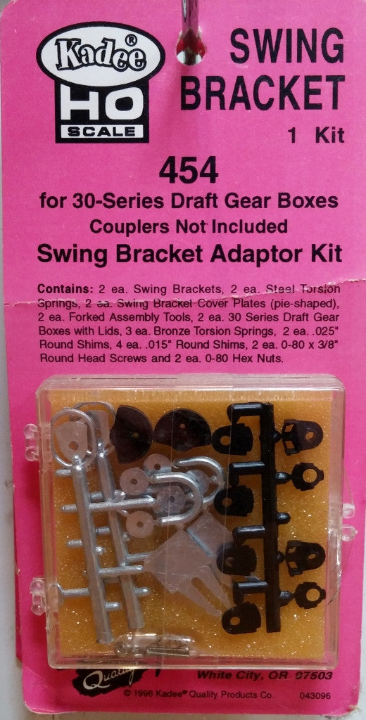 HO Kadee #454 Swing Bracket Adaptor Kit