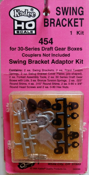 HO Kadee #454 Swing Bracket Adaptor Kit
