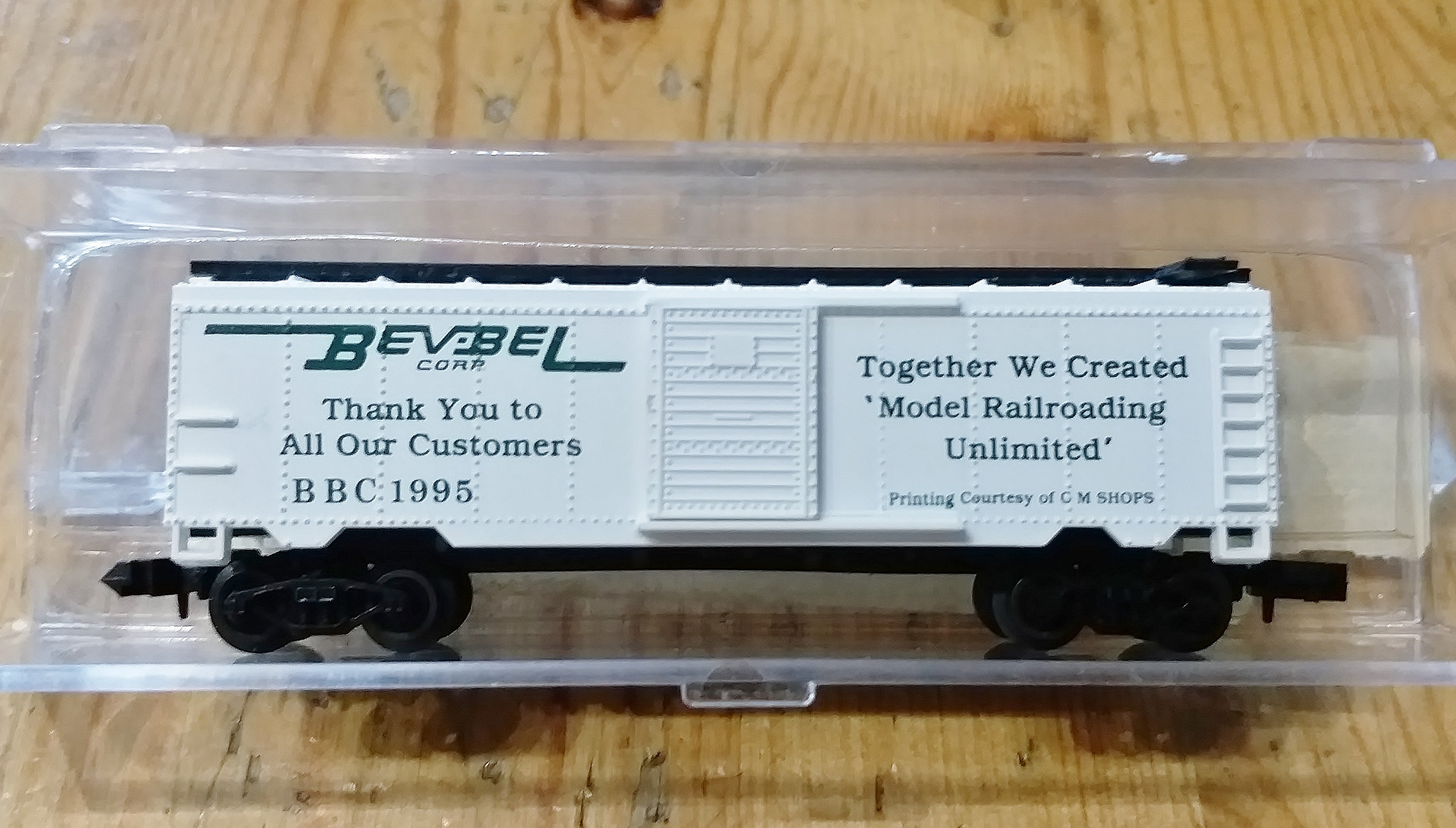 Life-Like N Scale BevBel Crop Box Car BBC 1995