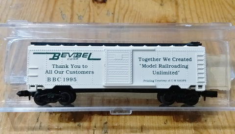 Life-Like N Scale BevBel Crop Box Car BBC 1995