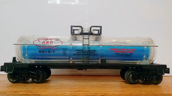 O Lionel 6315-1 AEC Reactor Fluid Tank Car 6-16153