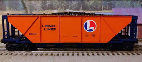 O Lionel Lines Hopper with Coal Load