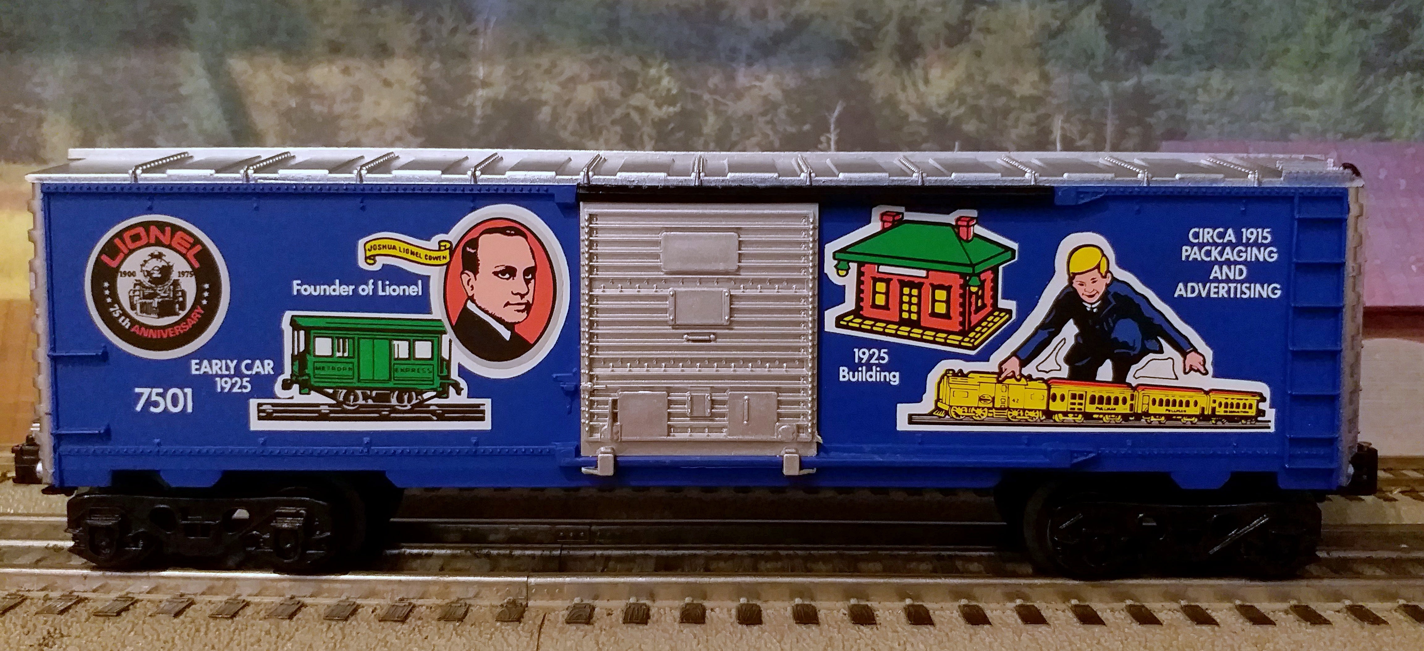 O Lionel 75th Anniversary Founders Boxcar