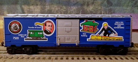 O Lionel 75th Anniversary Founders Boxcar