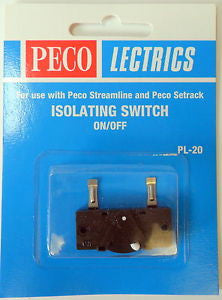 Peco HO On/Off Isolating Switch PL-20