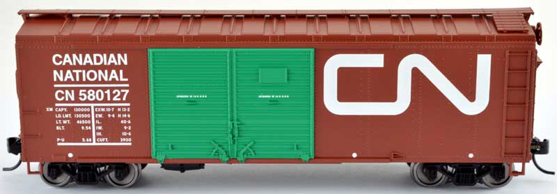 HO Scale CN 40' Lumber Loading Boxcar 580146 Bowser Item 42424