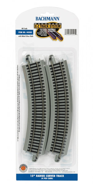 HO Bachmann EZ Track 15" Radius Curved Track #44505