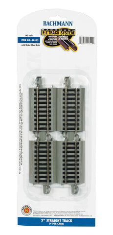 HO Bachmann EZ Track 3" Straight Track 44512