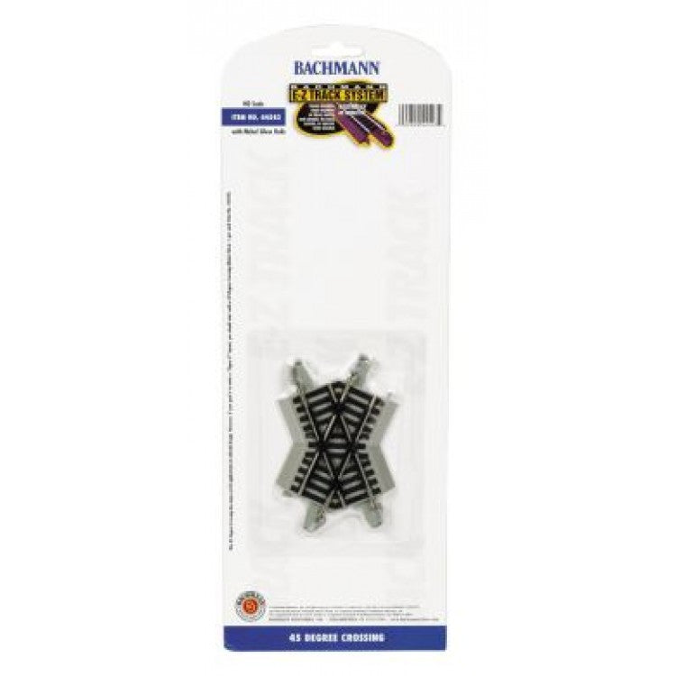 HO Bachmann EZ Track 45 Degree Crossing #44543