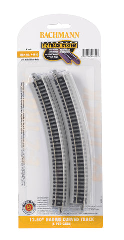 N Bachmann EZ Track 12.50" Radius Curved Track #44852