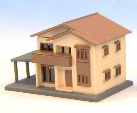 Z Scale Rokuhan Beige Two-Story House A #S042-1