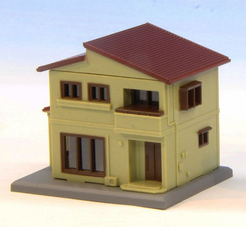 Z Scale Rokuhan Beige Two-Story House B #S043-1