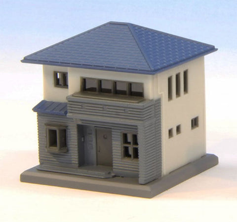 Z Scale Rokuhan White Two-Story House C #S044-1
