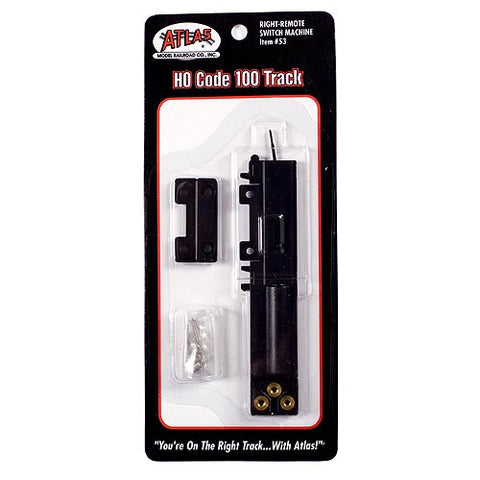 HO Atlas Code 100 Right Remote Switch Machine #53