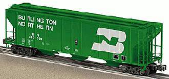 O Lionel Burlington Northern PS-2 Hopper