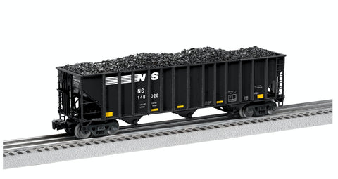 O Lionel Norfolk Southern Die-Cast 3-Bay Open Hopper 6-27457 (Previously Owned)