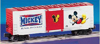 O Lionel Disney Mickey Mouse HI-Cube Boxcar
