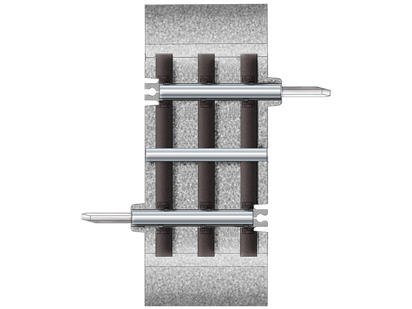O Lionel FasTrack 1 3/8 Straight Track