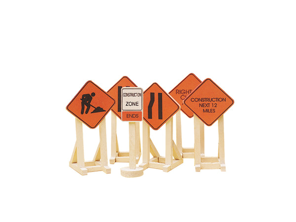 O Lionel Construction Zone Signs 6-32902
