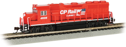 N Bachmann CP Rail GP40 Locomotive with DCC & Sound #4608