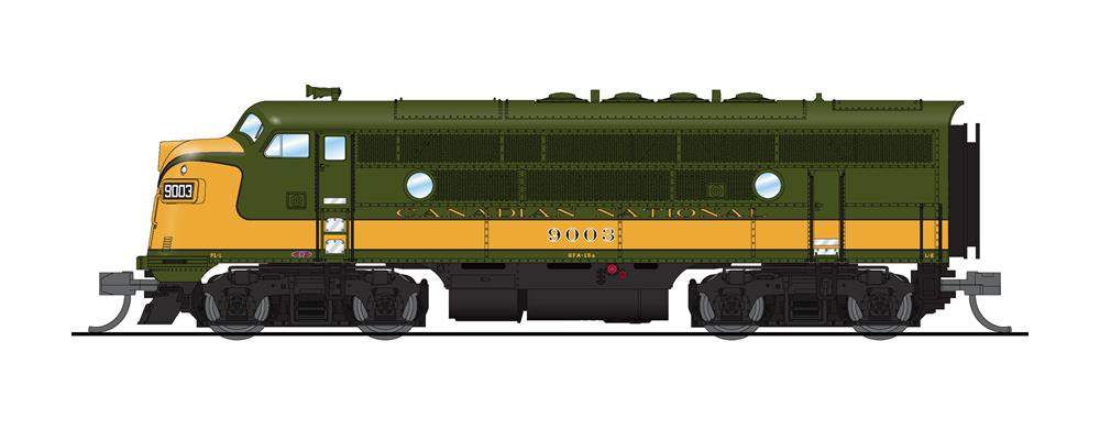 N Broadway Limited CN EMD F3 A Unit with DCC and Sound #6839