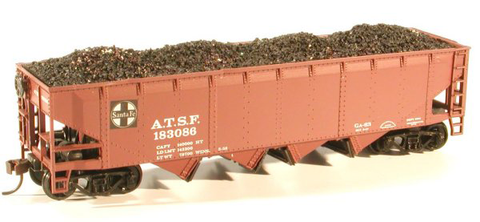 HO Chooch Athearn Quad Hopper Coal Load