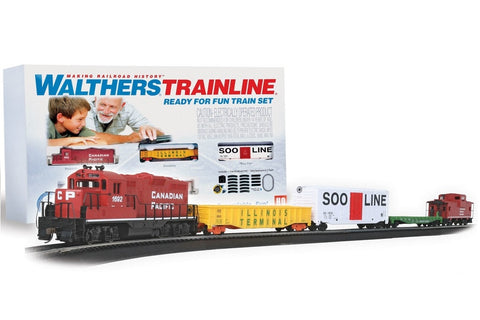 Walthers Trainline HO Canadian Pacific Ready for Fun Train Set 931-872