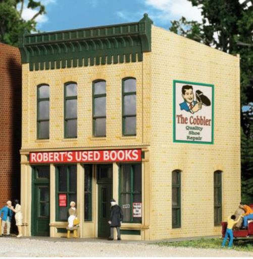 HO Walters Cornerstone Robert's Used Books Kit #933-3659